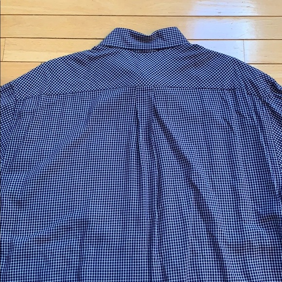 Tommy Hilfiger Short-sleeve Button Down Plaid Blue - Picture 5 of 5
